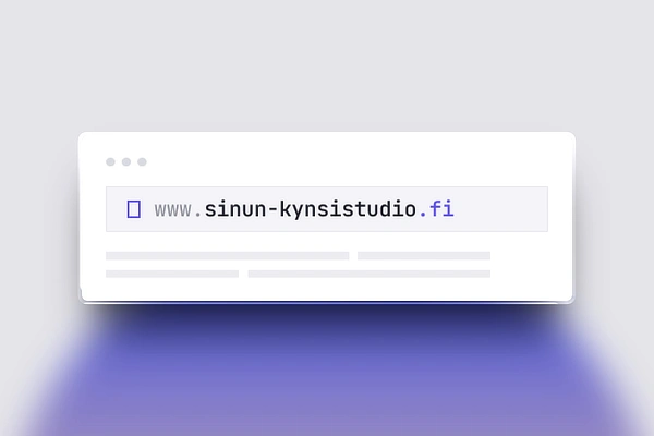 Kynsistudion oma verkkotunnus