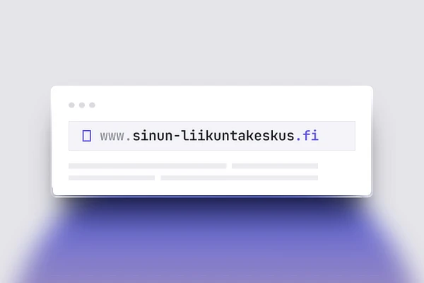 Liikuntakeskuksen oma verkkotunnus