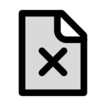 Irtisanominen kuvake.